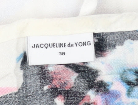 Jacqueline de Yong Women's Multicoloured Floral Sleeveless Shift Dress Size 10