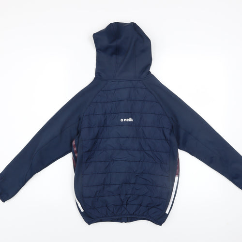 O'Neills Boys Blue 9-10 Years Hooded Softshell Sports Jacket