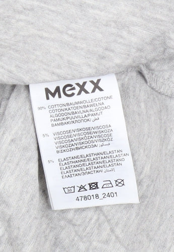 Mexx Men’s Grey Long Sleeve Crew Neck Cotton Top Size L