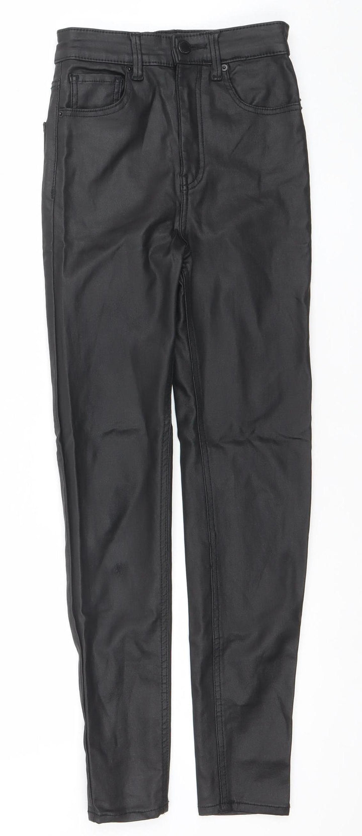 Pull & Bear Women’s Black Slim Fit Stretch Trousers Size 6