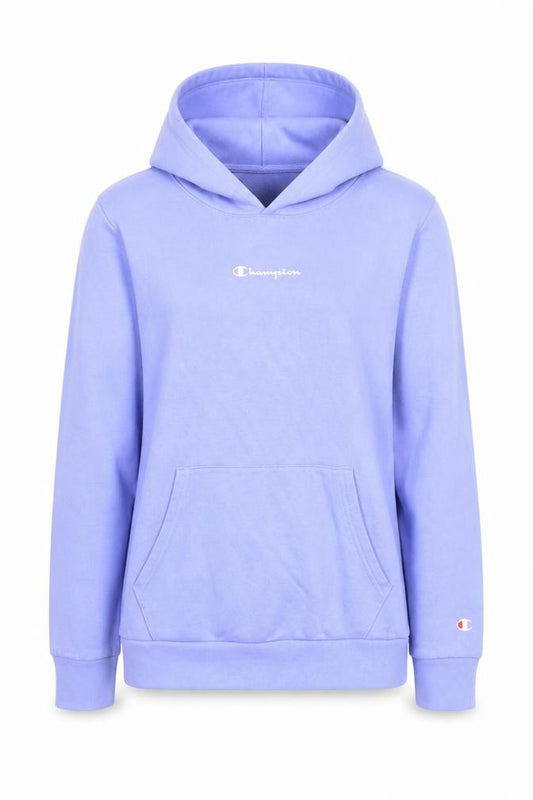 Champion Girls Purple XL Pullover Hoodie Logo Fleece Sweatshirt