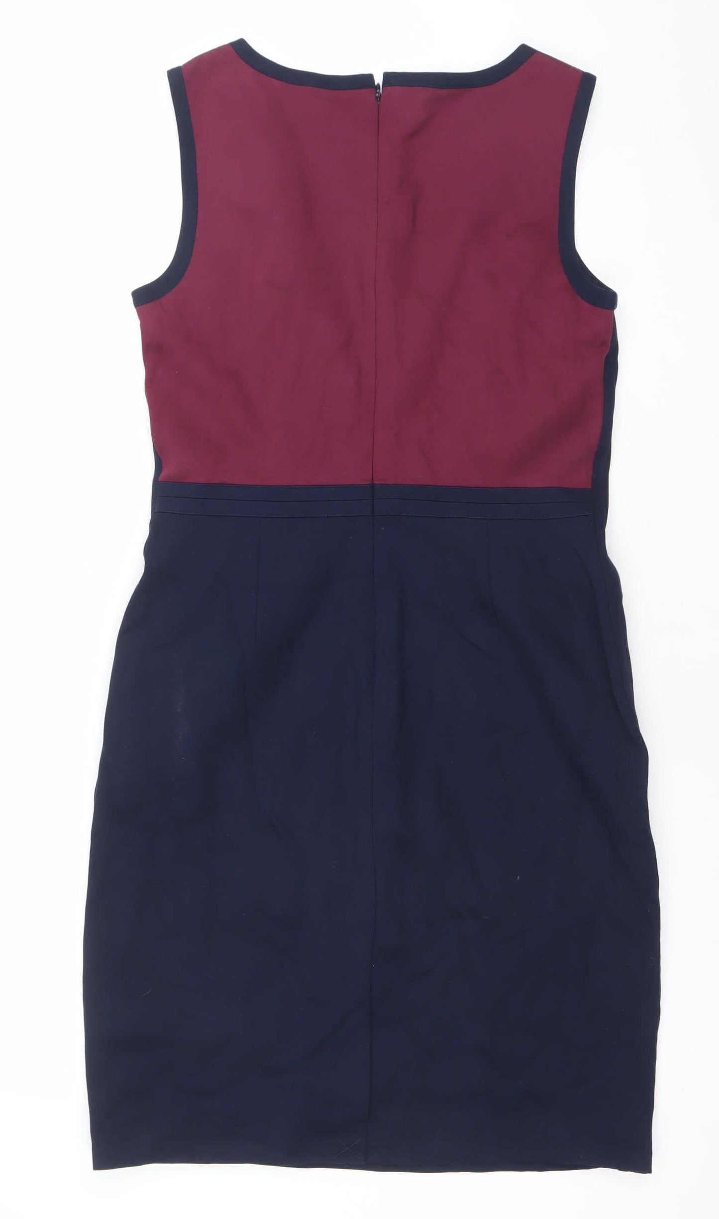 Lands' End Women's Multicoloured Size 14 Sleeveless Shift Dress