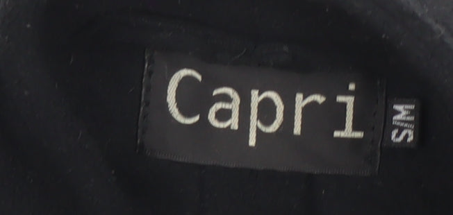 Capri Women's Black Wool Short Blazer Jacket S