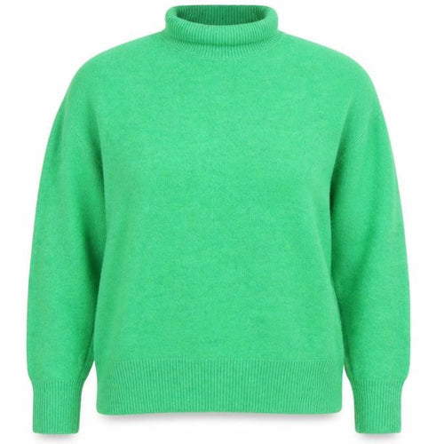 ZARA Women’s Green High Neck Knit Jumper Size 12