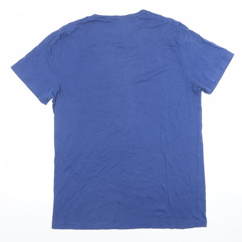 Old Navy Men’s Blue Funny Graphic Print T-Shirt Size M