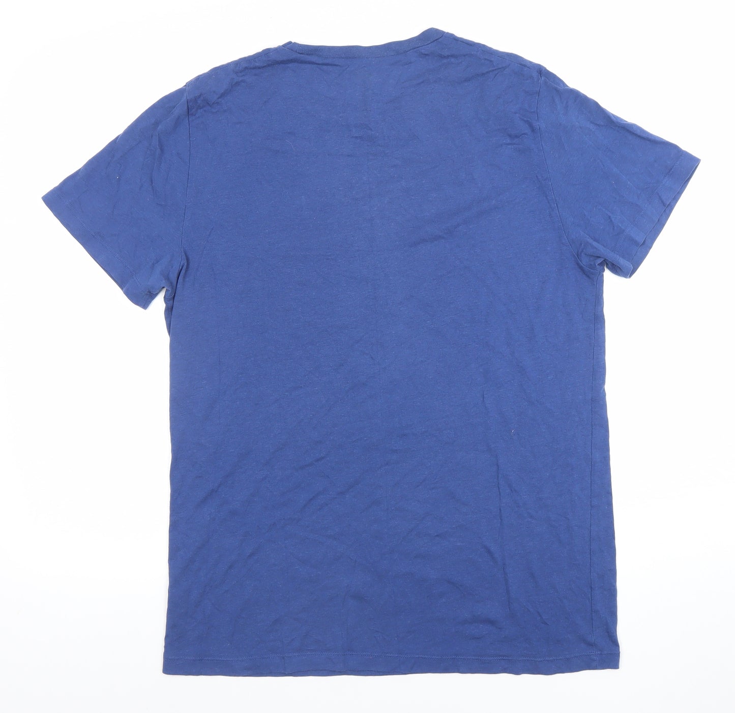 Old Navy Men’s Blue Funny Graphic Print T-Shirt Size M
