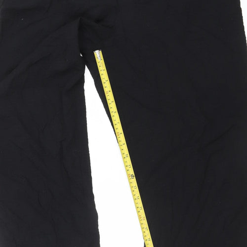 Orvis Women’s Black Lightweight Elastic Waist Trousers Size L