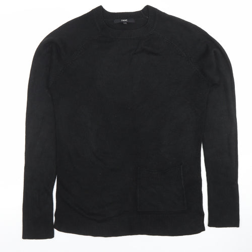 Next Men’s Black XS Crew Neck Long Sleeve Pullover Jumper