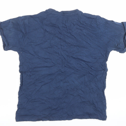 Manor Born Boys Blue Cotton Graphic Top Dog Detective T-Shirt 10-11 Years