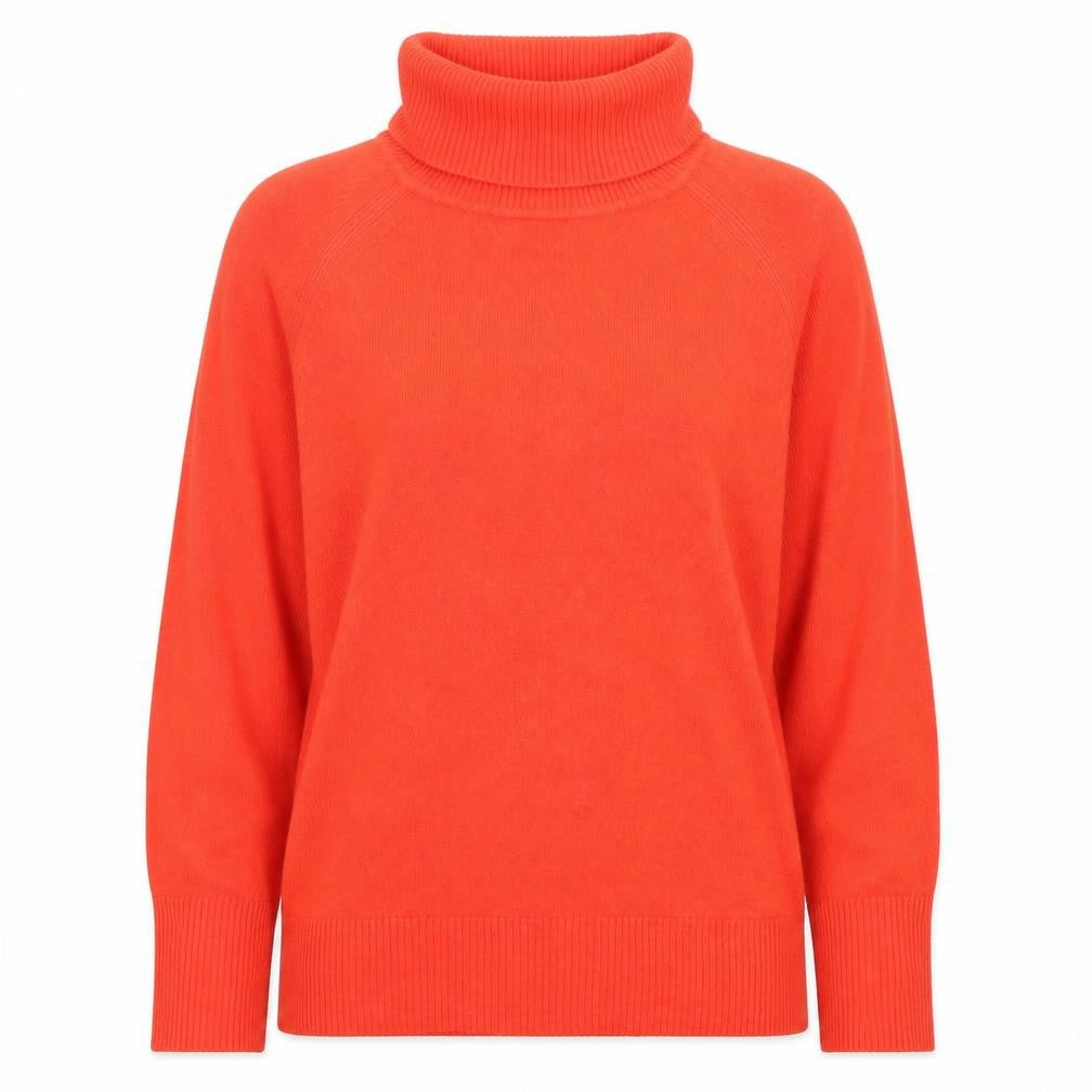 Marks and Spencer Women’s Red Roll Neck Acrylic Jumper Size L