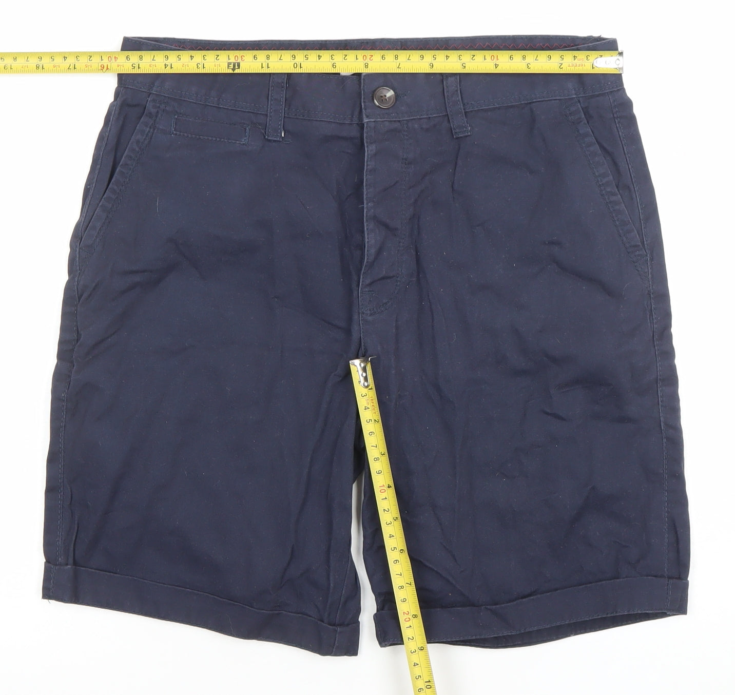Cedar Wood State Men’s Blue Chino Shorts Size W30 Regular Fit
