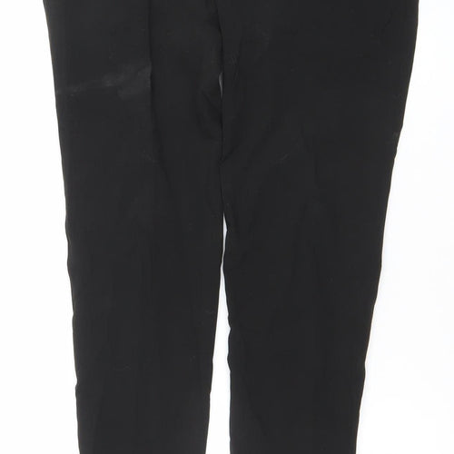 ASOS Women's Black Slim Fit Stretch Trousers Size 10 Workwear