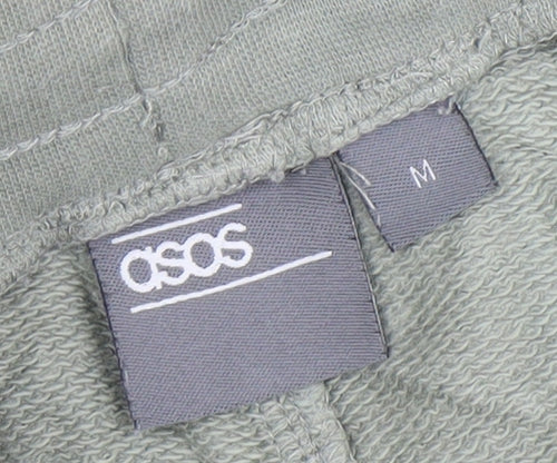 ASOS Men's Green Jogger Trousers M Regular Fit Cotton Blend