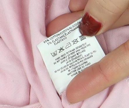 Criminal Damage Women’s Pink Long Sleeve Bodysuit L Zip Front Logo