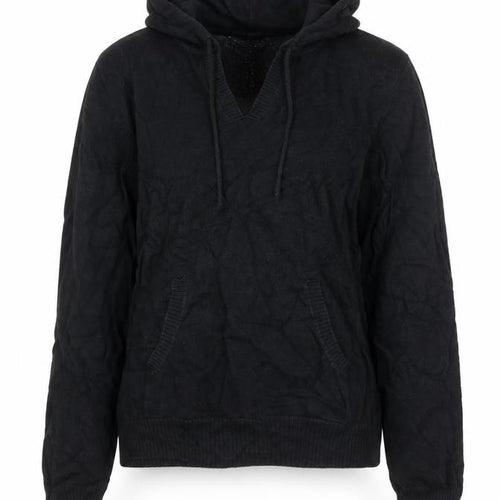 GAP Women Black Large Pullover Hoodie 100% Cotton Casual Sweatshirt