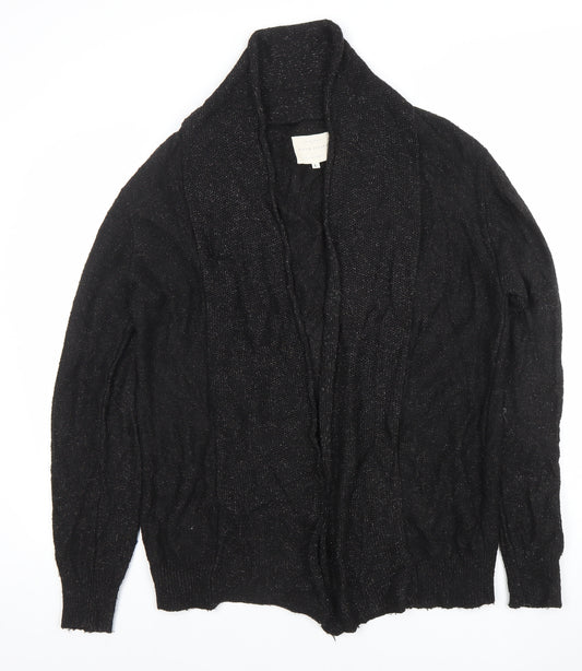River Island Women’s Black Knit Open Cardigan Size L