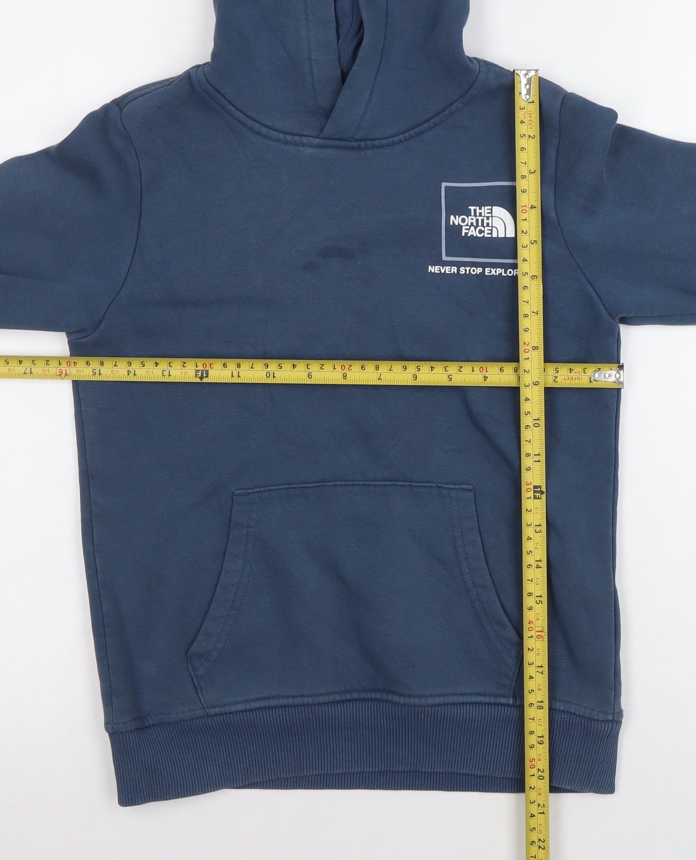 The North Face Boys Blue Pullover Hoodie Size 12 Years