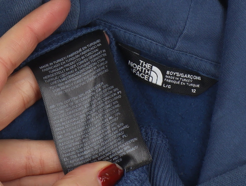 The North Face Boys Blue Pullover Hoodie Size 12 Years