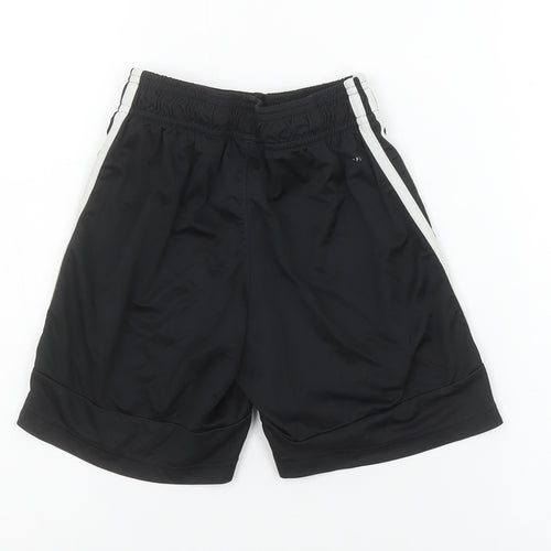 Adidas Boys Black 9-10 Years Athletic Sports Shorts