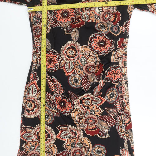 Dunnes Women’s Multicoloured Floral Sheath Dress Size 12