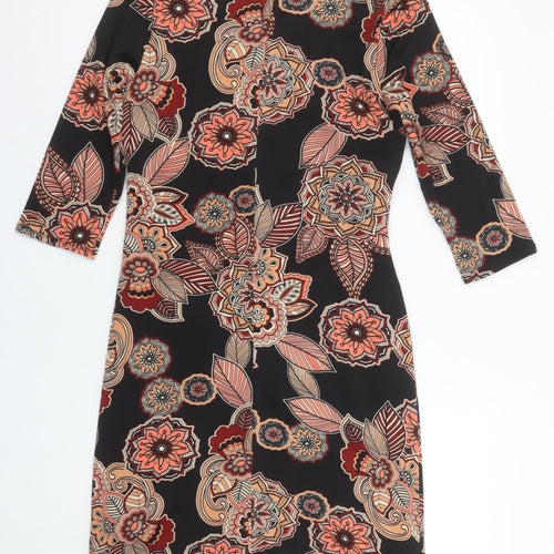 Dunnes Women’s Multicoloured Floral Sheath Dress Size 12