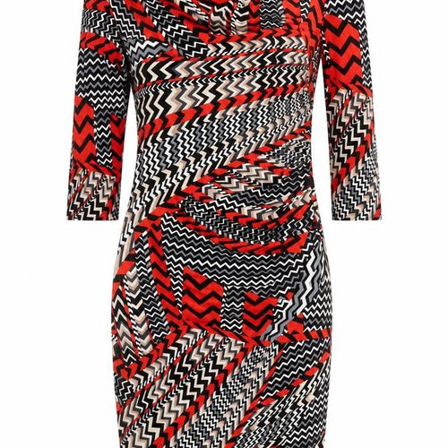 Gallery Women’s Multicoloured Bodycon Knee Length Dress Size 12