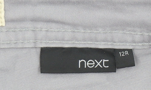 Next Womens Grey Skinny Twill Stretch Trousers Size 12
