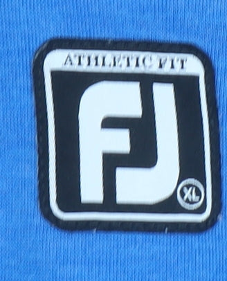 FootJoy Men's Blue Full Zip Athletic Fit Golf Sweatshirt XL