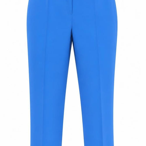 Christina Felix Women's Blue Cropped Trousers Size 14