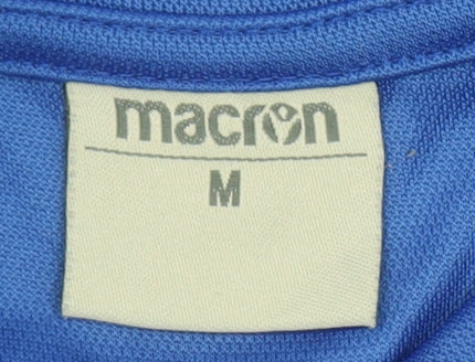 Macron Men Blue Ashford Football Club Polo Shirt Size M
