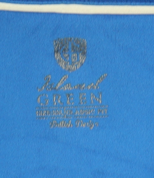 Island Green Men’s Blue 2XL Golf Polo Shirt Quick Dry Polyester