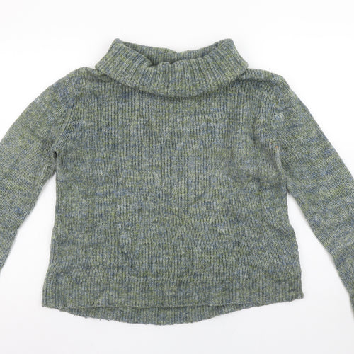 Nice Things Paloma S Women Green Roll Neck Wool Alpaca Jumper Size S