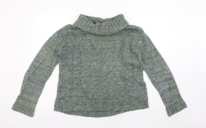 Nice Things Paloma S Women Green Roll Neck Wool Alpaca Jumper Size S