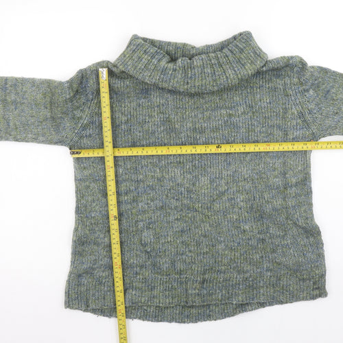 Nice Things Paloma S Women Green Roll Neck Wool Alpaca Jumper Size S