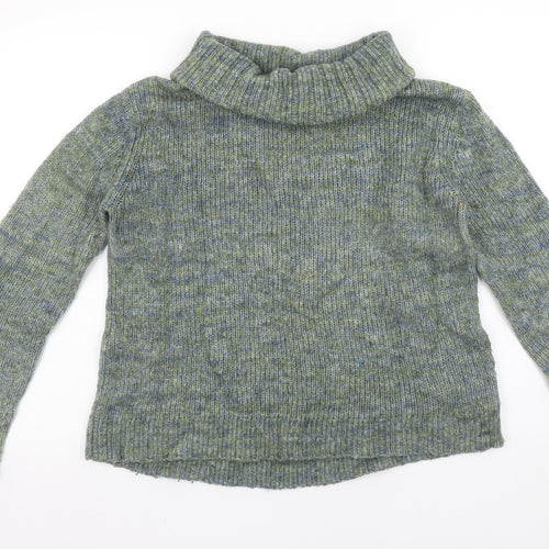 Nice Things Paloma S Women Green Roll Neck Wool Alpaca Jumper Size S