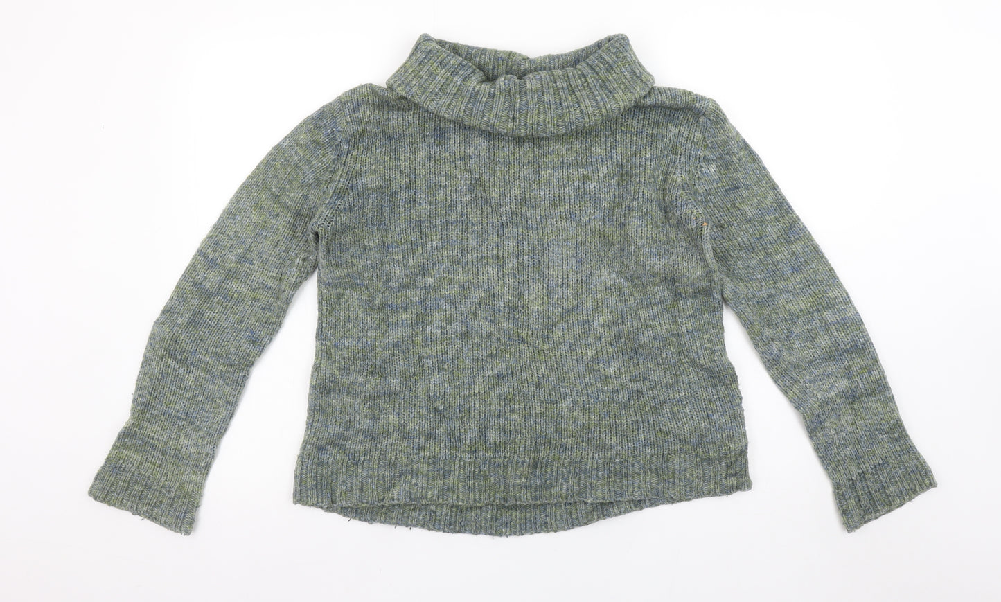Nice Things Paloma S Women Green Roll Neck Wool Alpaca Jumper Size S