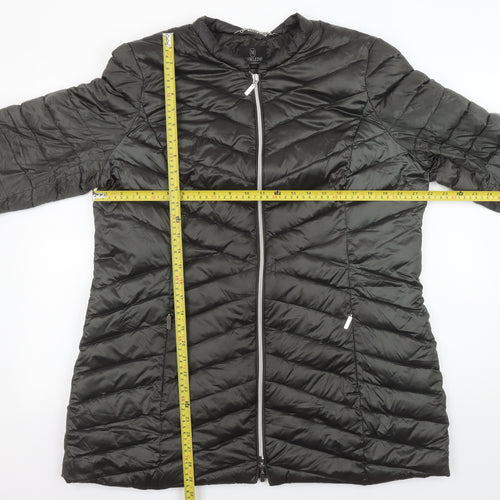Madeleine Women’s Black Quilted Mid-Length Puffer Jacket Size M