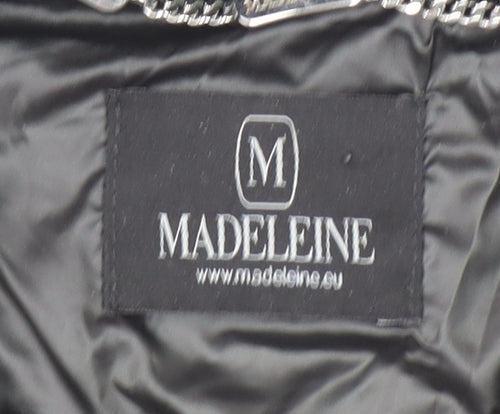 Madeleine Women’s Black Quilted Mid-Length Puffer Jacket Size M