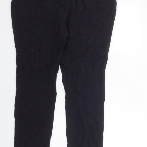 Next Men's Black Chino Trousers Size 40W 31L Regular Fit