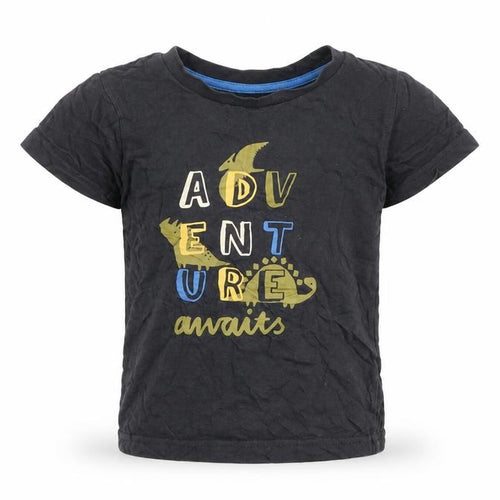 Mothercare Black Dinosaur Adventure Graphic T-Shirt 18-24 Months