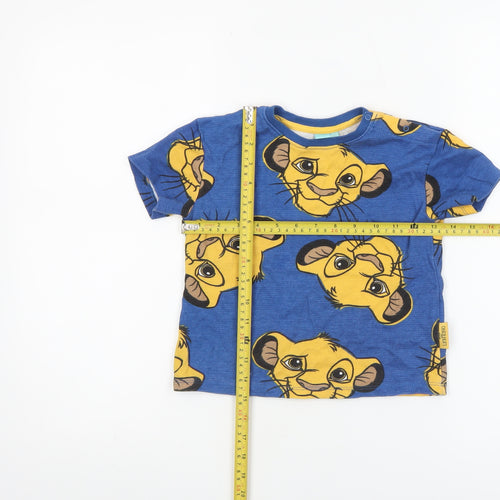 Disney Baby Blue Simba The Lion King T-Shirt 24 Months Unisex Cotton