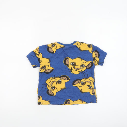Disney Baby Blue Simba The Lion King T-Shirt 24 Months Unisex Cotton