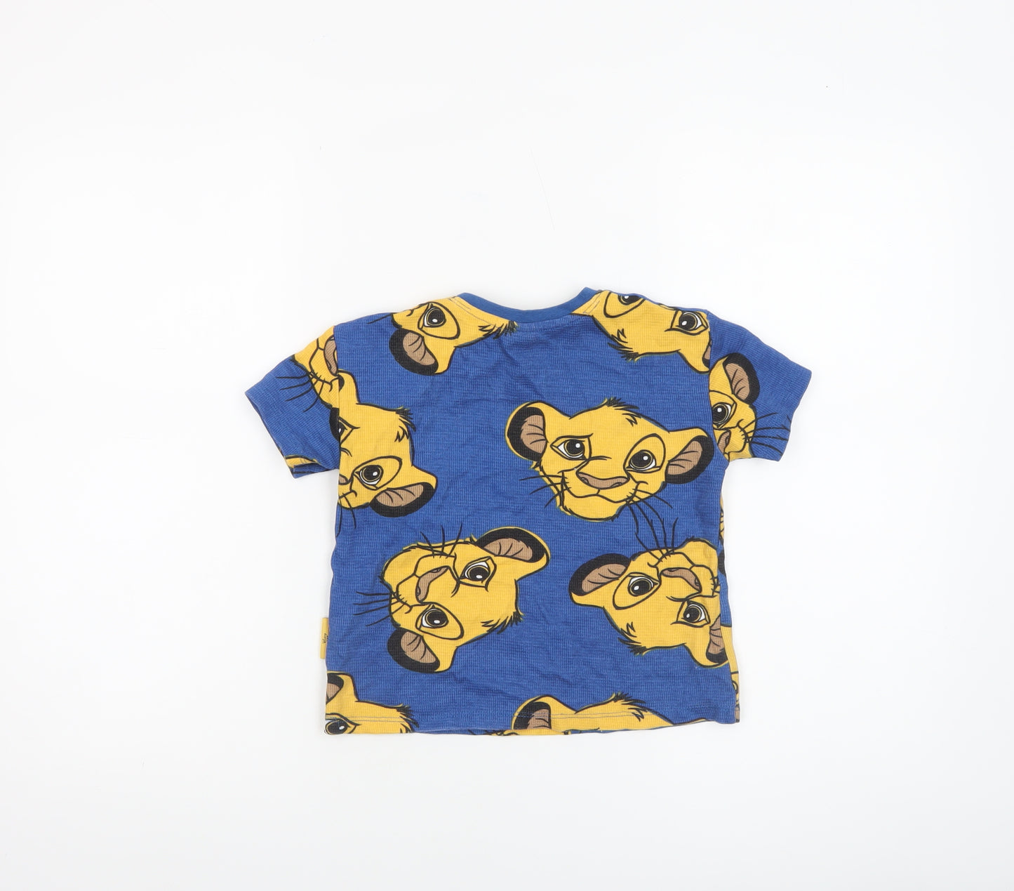 Disney Baby Blue Simba The Lion King T-Shirt 24 Months Unisex Cotton