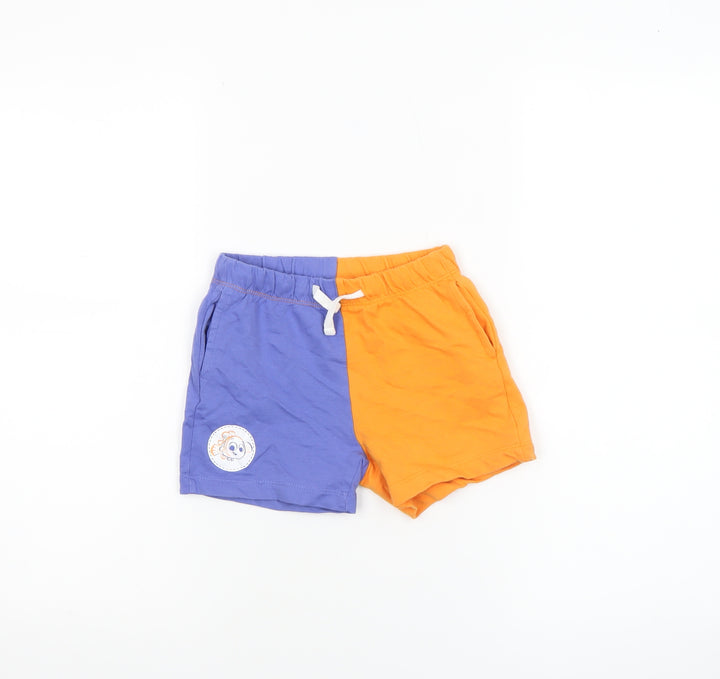 Disney Baby Multicolour Cotton Shorts 24 Months Unisex Casual Lightweight