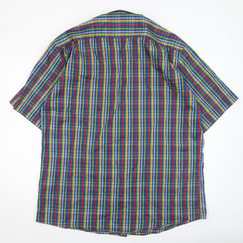 Daniel Grahame Drifter Men’s Multicoloured XL Check Short Sleeve Cotton Shirt