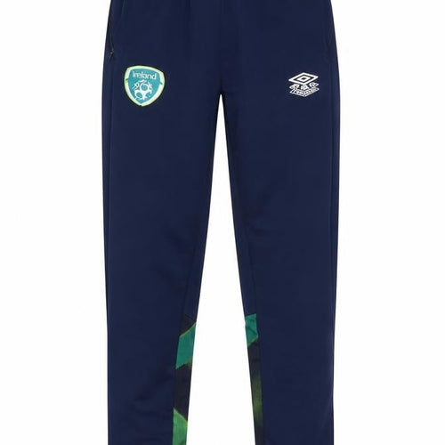 Umbro Boys Blue Ireland Football Jogger Trousers 13 Years 158cm