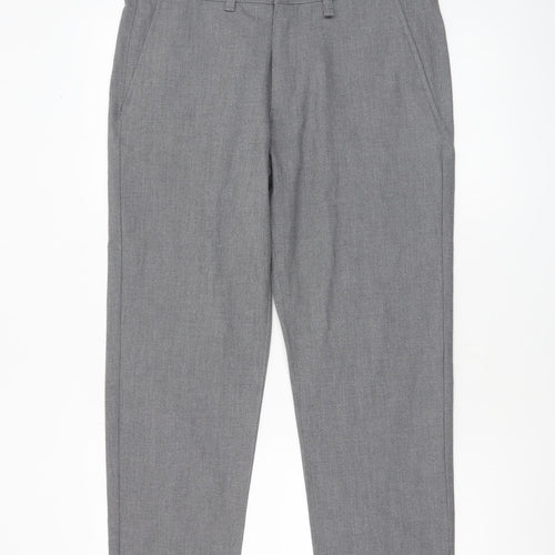Zara Men's Grey Slim Fit Chino Trousers Size 30 Regular