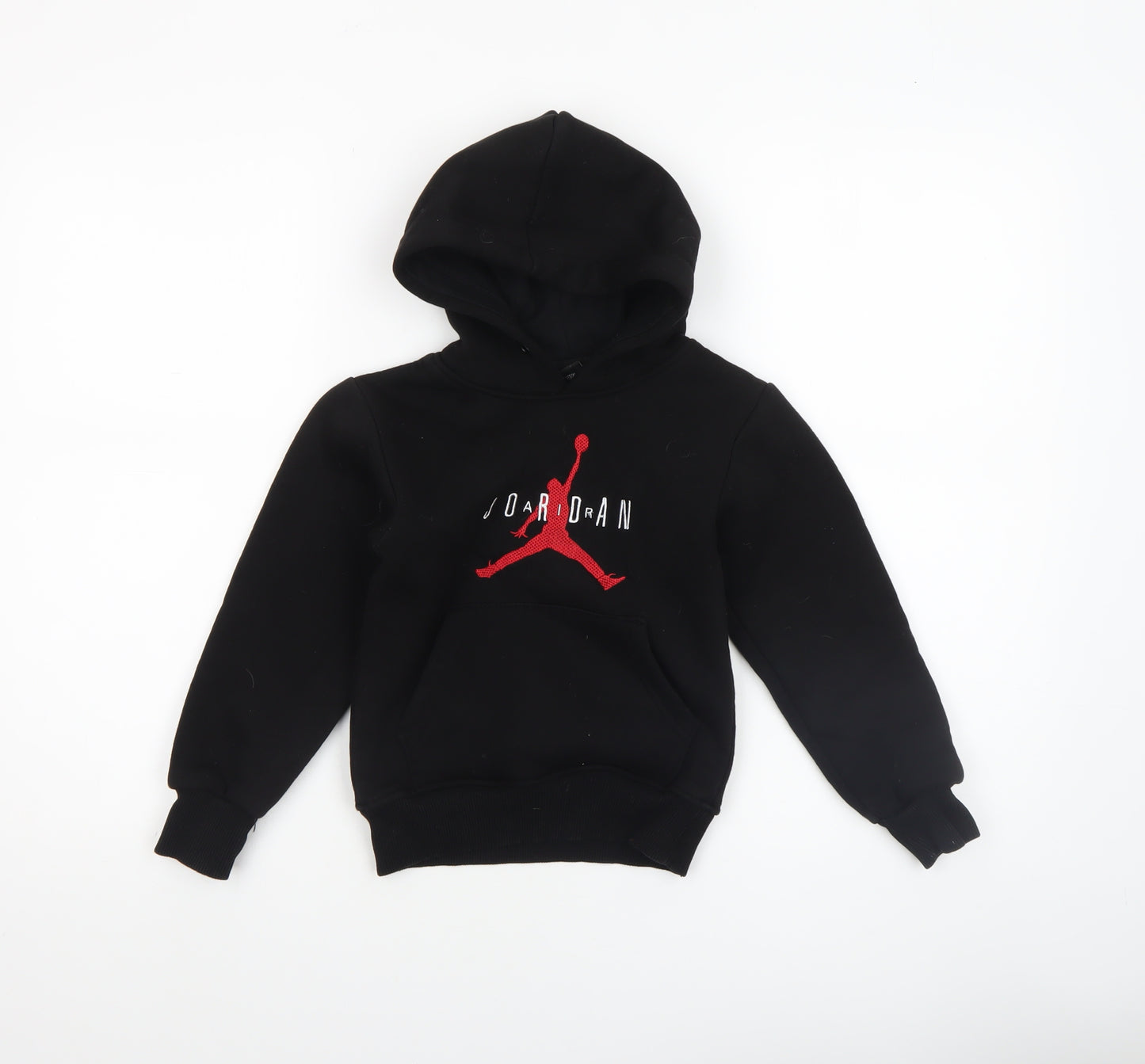 Jordan Boys Black Pullover Hoodie 4 Years Basketball Logo Sweatshirt