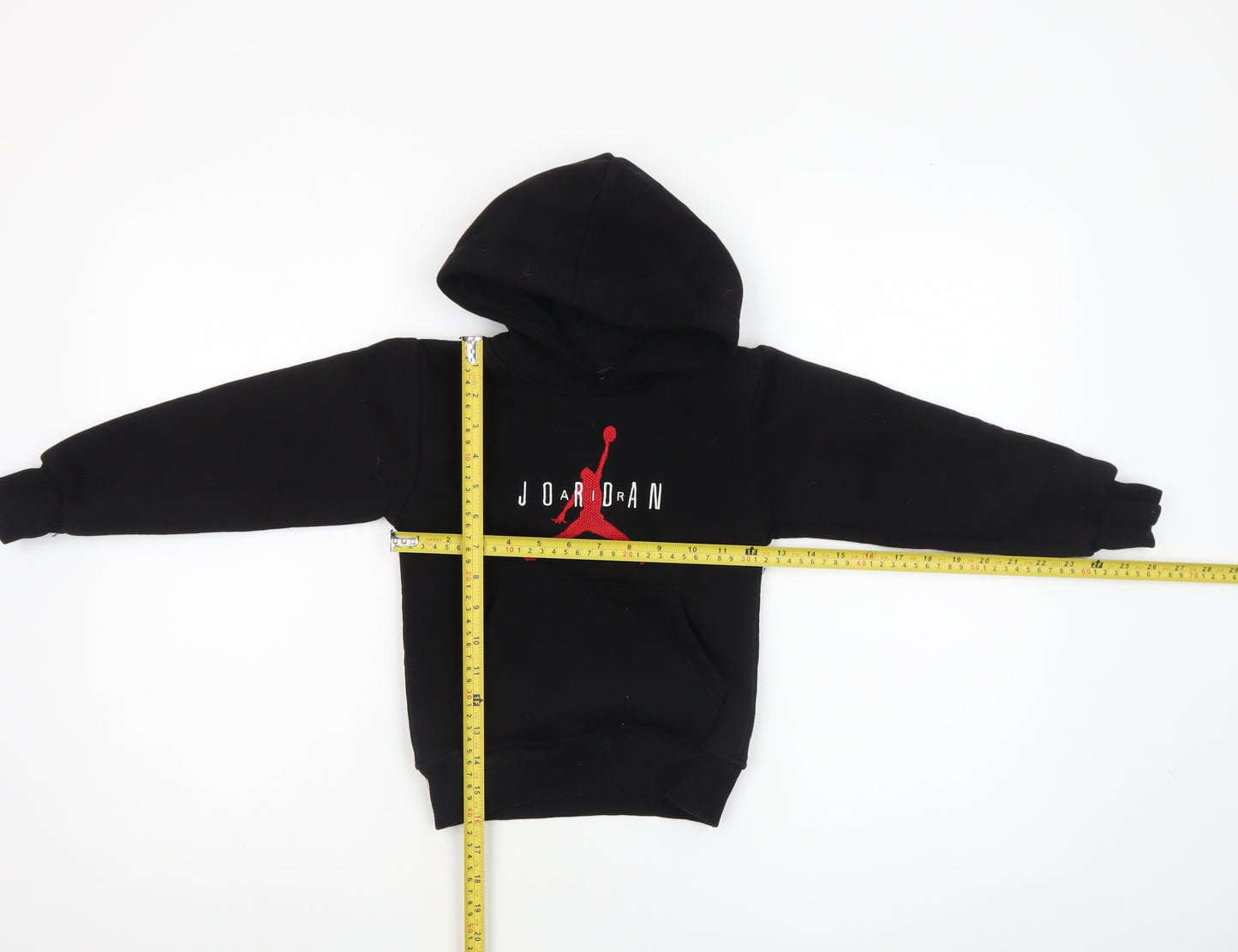 Jordan Boys Black Pullover Hoodie 4 Years Basketball Logo Sweatshirt