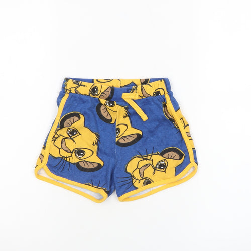 Disney Baby The Lion King Blue Simba Shorts 18-24 Months Unisex